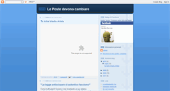 Desktop Screenshot of lepostedevonocambiare.blogspot.com