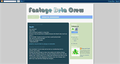 Desktop Screenshot of fantagebetacrew.blogspot.com