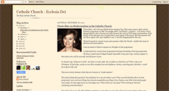 Desktop Screenshot of catholic-ecclesia-dei.blogspot.com