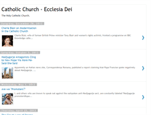 Tablet Screenshot of catholic-ecclesia-dei.blogspot.com