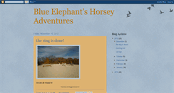 Desktop Screenshot of bluelephantadventures.blogspot.com