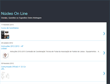 Tablet Screenshot of nucleoonline.blogspot.com
