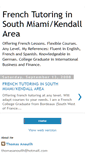 Mobile Screenshot of miamifrenchtutoring.blogspot.com