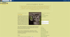 Desktop Screenshot of isellfabric.blogspot.com