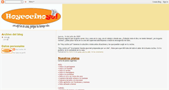 Desktop Screenshot of hoy-cocino-yo.blogspot.com