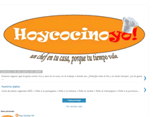 Tablet Screenshot of hoy-cocino-yo.blogspot.com