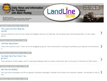 Tablet Screenshot of landlinenow.blogspot.com