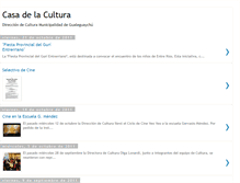 Tablet Screenshot of casadelaculturagchu.blogspot.com
