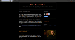 Desktop Screenshot of christalone-inchristalone.blogspot.com