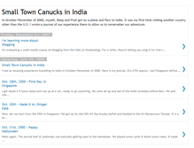 Tablet Screenshot of canadiansinindia.blogspot.com