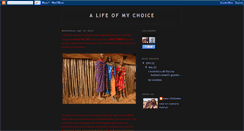 Desktop Screenshot of annatrzebinskialifeofmychoice.blogspot.com