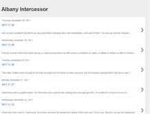 Tablet Screenshot of albanyintercessor.blogspot.com