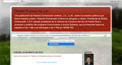 Desktop Screenshot of debidoprocesodeley.blogspot.com