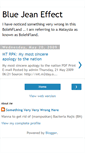Mobile Screenshot of bluejeaneffect.blogspot.com