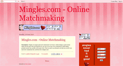 Desktop Screenshot of minglescomonlinematchmakings.blogspot.com