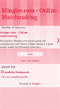 Mobile Screenshot of minglescomonlinematchmakings.blogspot.com