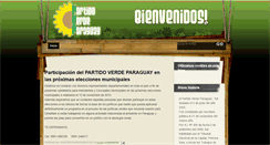 Desktop Screenshot of partidoverdeparaguay.blogspot.com