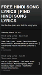 Mobile Screenshot of lyrics-new.blogspot.com