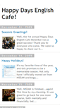 Mobile Screenshot of happydaysenglish.blogspot.com
