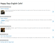 Tablet Screenshot of happydaysenglish.blogspot.com