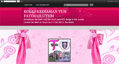 Desktop Screenshot of kk-tunfatimah.blogspot.com