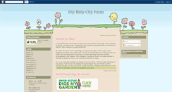 Desktop Screenshot of ittybittycityfarm.blogspot.com