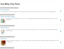 Tablet Screenshot of ittybittycityfarm.blogspot.com