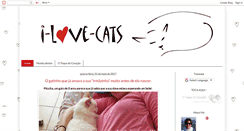 Desktop Screenshot of i--love--cats.blogspot.com