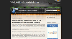 Desktop Screenshot of nichetechsolutions.blogspot.com