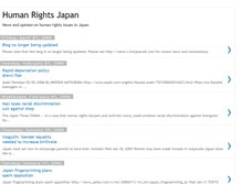 Tablet Screenshot of humanrightsjapan.blogspot.com