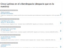 Tablet Screenshot of cincolatillos.blogspot.com