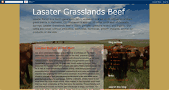 Desktop Screenshot of lasatergrasslandbeef.blogspot.com