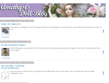 Tablet Screenshot of amethystsdollblog.blogspot.com