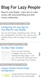 Mobile Screenshot of blogforlazypeople.blogspot.com