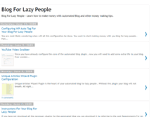 Tablet Screenshot of blogforlazypeople.blogspot.com