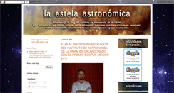 Desktop Screenshot of institutodeastronomia.blogspot.com