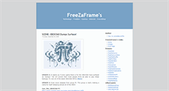 Desktop Screenshot of freezaframe.blogspot.com