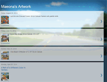 Tablet Screenshot of maeona-maeonasart.blogspot.com