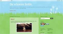 Desktop Screenshot of deschooneliefde.blogspot.com