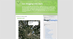 Desktop Screenshot of geobloggingwithmark.blogspot.com
