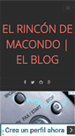 Mobile Screenshot of elrincondemacondo.blogspot.com