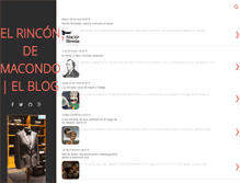 Tablet Screenshot of elrincondemacondo.blogspot.com