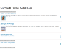 Tablet Screenshot of famousmodelstar.blogspot.com