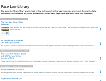 Tablet Screenshot of pacelawlibrary.blogspot.com
