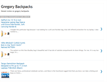 Tablet Screenshot of gregory-backpacks.blogspot.com
