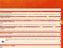 Tablet Screenshot of elalmaenlavoz.blogspot.com