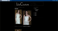 Desktop Screenshot of lilacouture.blogspot.com