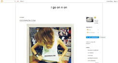 Desktop Screenshot of igoonnon.blogspot.com