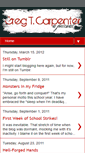 Mobile Screenshot of gregtcarpenter.blogspot.com