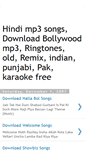 Mobile Screenshot of hindi-mp3-song.blogspot.com